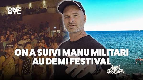 Manu Militari au Demi Festival à Sète